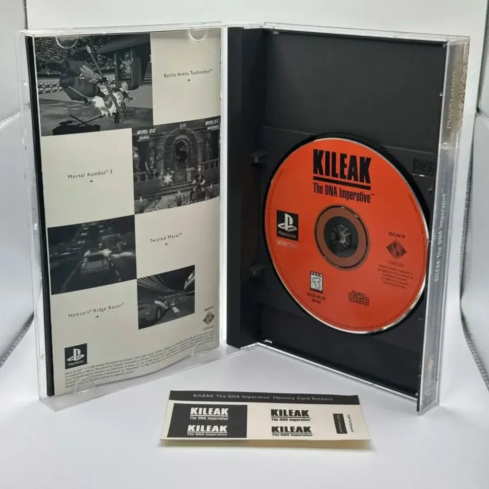 Kileak: The DNA Imperative (Sony PlayStation 1 Long Box) CIB Complete
